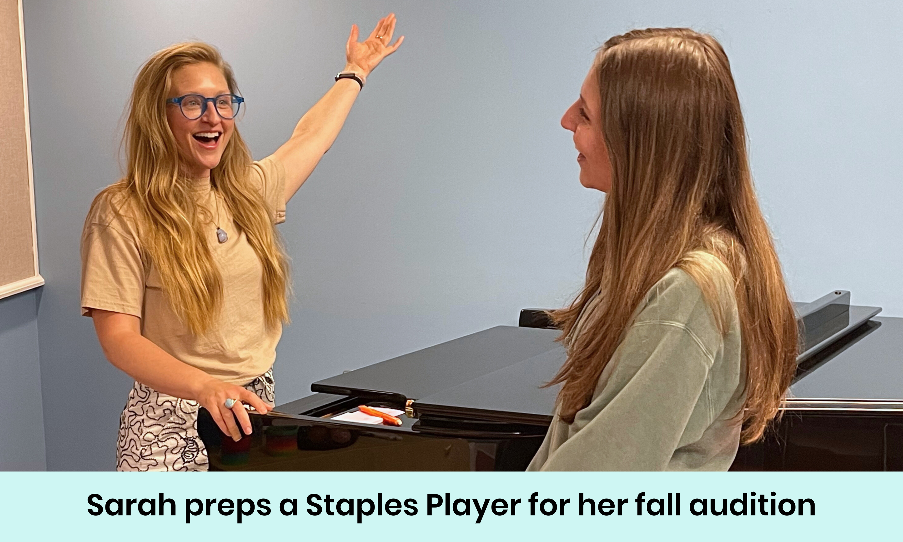 3 Sarah w Staples Player Audition Prep