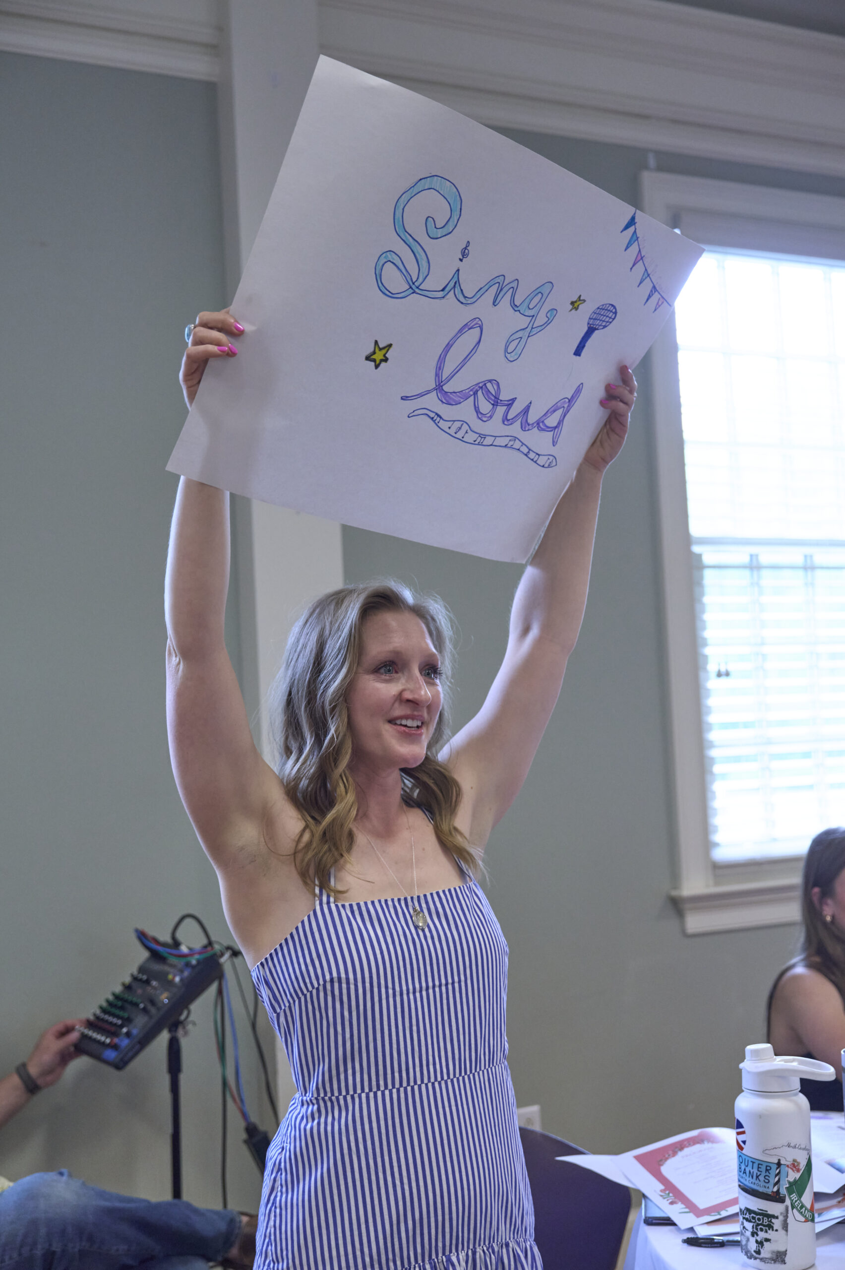 Spring25_show 202 Sarah Hawkey teaching a voice lesson in her voice studio in Fairfield County, Connecticut